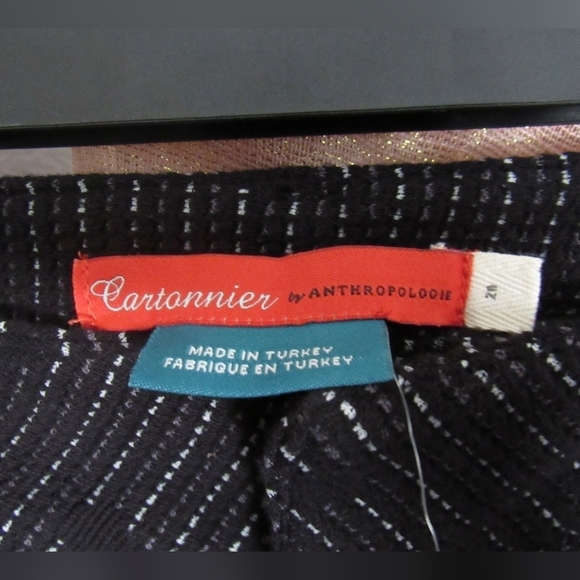 💙💙POSH PARTY HOST PICK💙💙 Anthropologie Pants ‘Cartonnier’ Knit Bootcut 29/10 NWT - Picture 5 of 10
